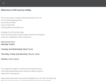 Tablet Screenshot of hillcountryhobby.com